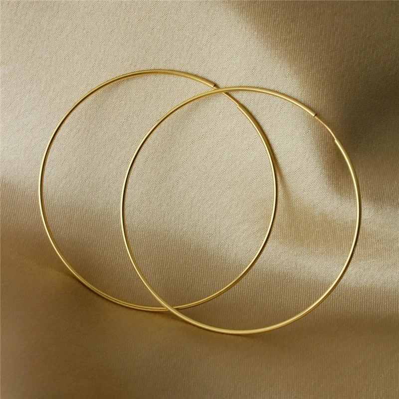 14K Goldfilled Endlos-Creolen in 10 Größen – Goldschmuck, Gold-Creolen, Brincos, Pendientes, Oorbellen, Boho Damenohrringe – Detail 23