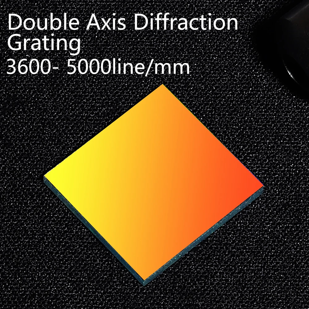 Double Axis Diffraction Grating sheet holographic 3600-5000 lines optical instrument Crosshair orthogonal measure interference