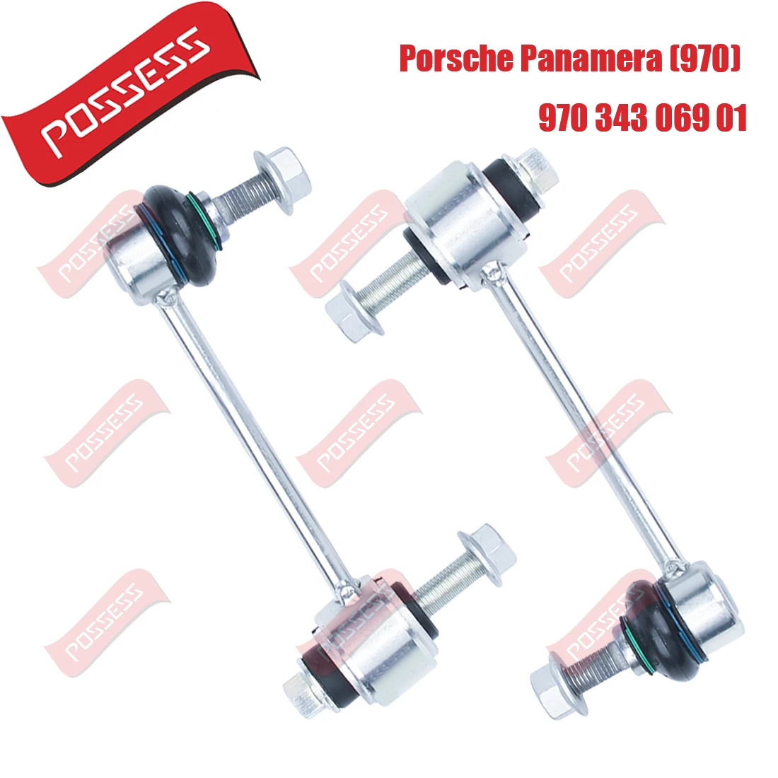 

A Pair of Front Axle Sway Bar End Stabilizer Link Ball Joint For Porsche Panamera 970 3.6 4.8 4S 3.0 S E-Hyb 4.8 Turbo S 09-16