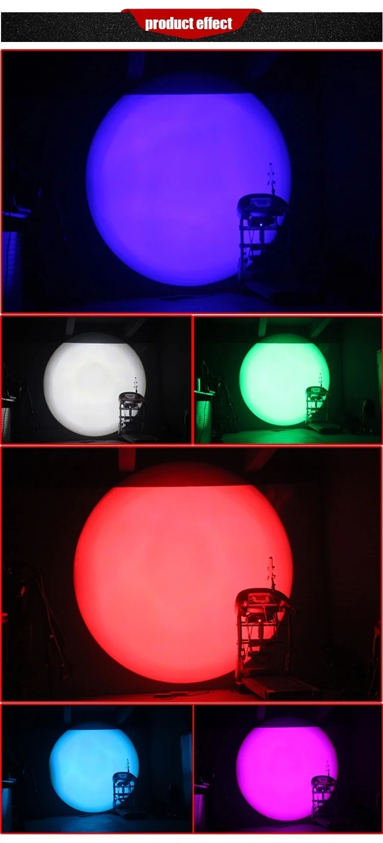 200W Rgbw Led Profiel Spot Light Led Leko Licht