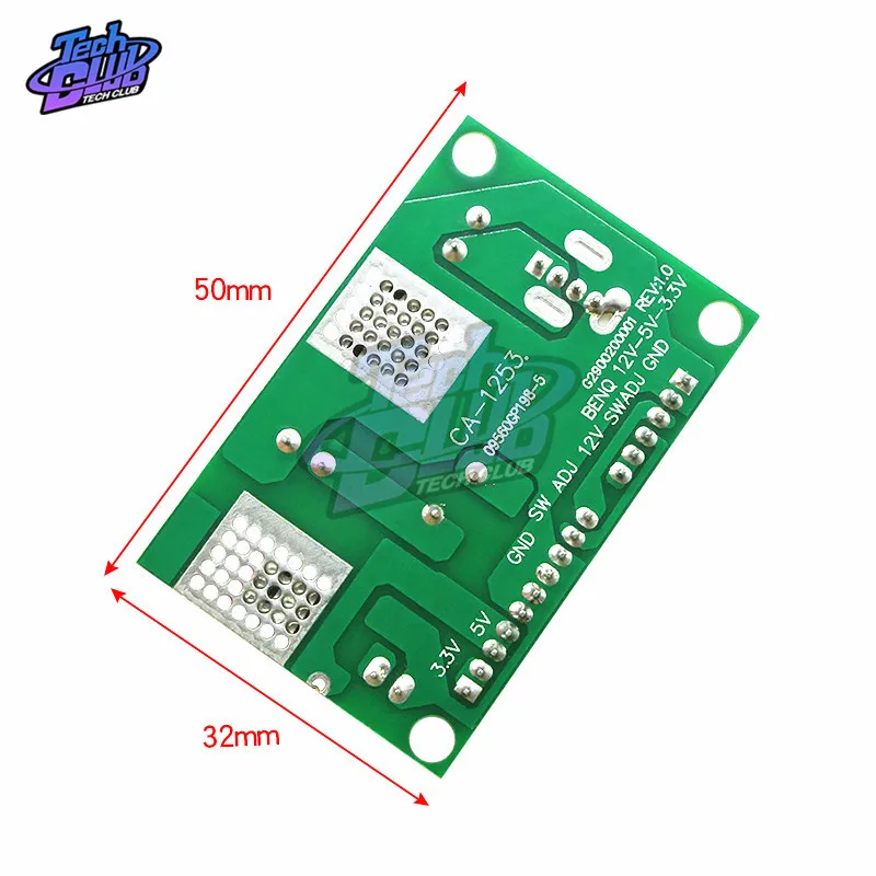 CA-1253 modulo di conversione di tensione da 12V a 5V a 3.3V BENQ muslimbenq power board