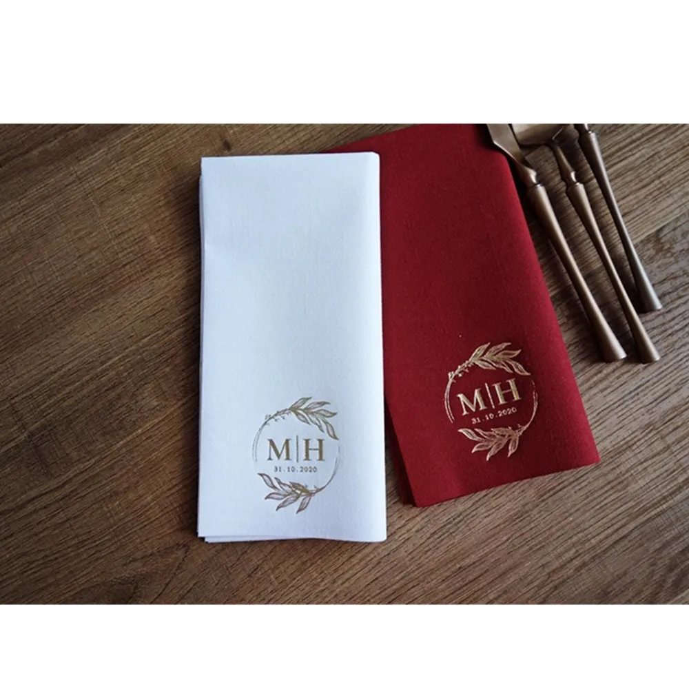 Personalized napkins, DINNER,napkins, serwetki, Bedruckte Servietten, Hochzeit, cutom Napkins, Wedding napkins, Decorpres