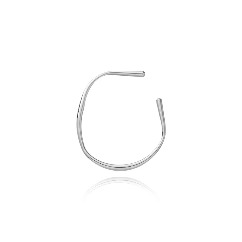 VENTFILLE 925 Sterling Silver Irregular Geometric Cuff Bracelet For Women Party Jewelry Birthday Gift 2021 New