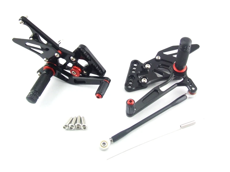 Motorcycle CNC Adjustable Rear Set Rearsets Footrest Foot Rest For SUZUKI GSXR1000 2005 2006