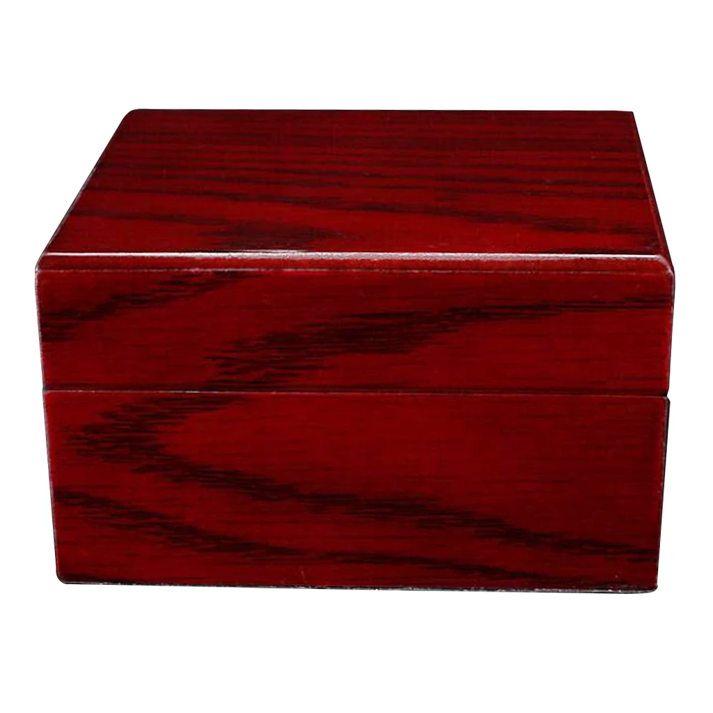 Single Slot Wooden Watch Box Luxury Watch Case Display Solid Wooden Men Women Portable Travel Business Showcase Holder