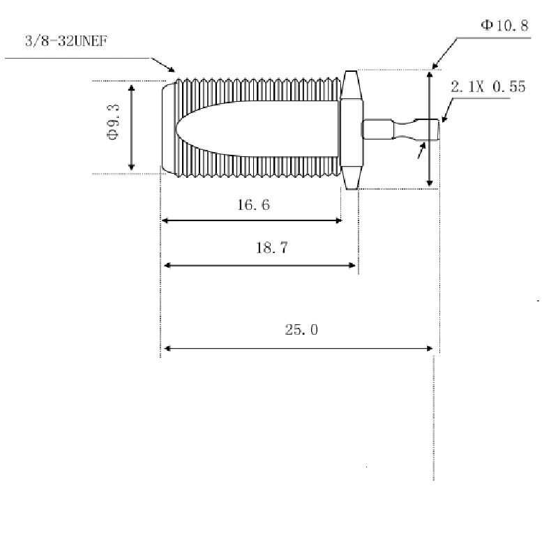 100Pcs Metal F-Type Panel Mounted Socket Female mount Jack Solder F Connector Soldering Adapter
