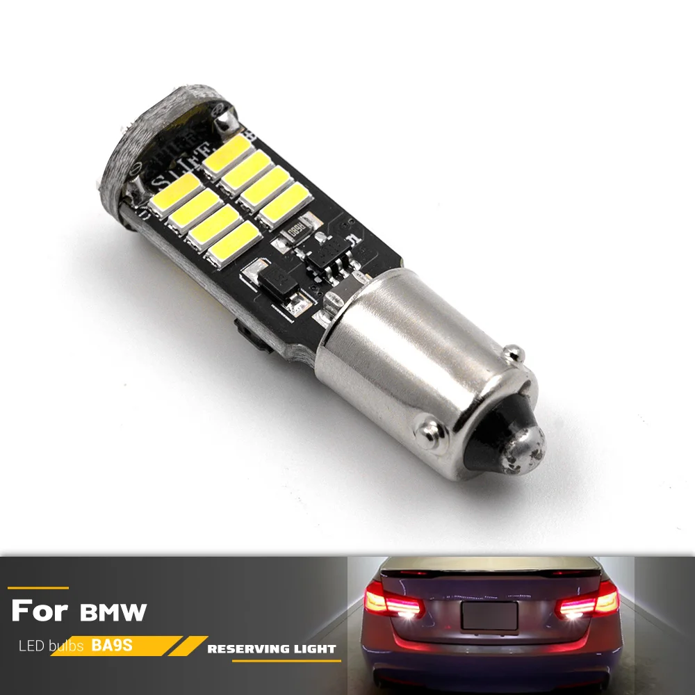 2Pc For BMW 5 Series G30 G31 Touring Pre-LCI 16-20 F30 F31 F34 LCI LED Reverse Light Bulb Lamp BAY9S H21W  Canbus Error Free