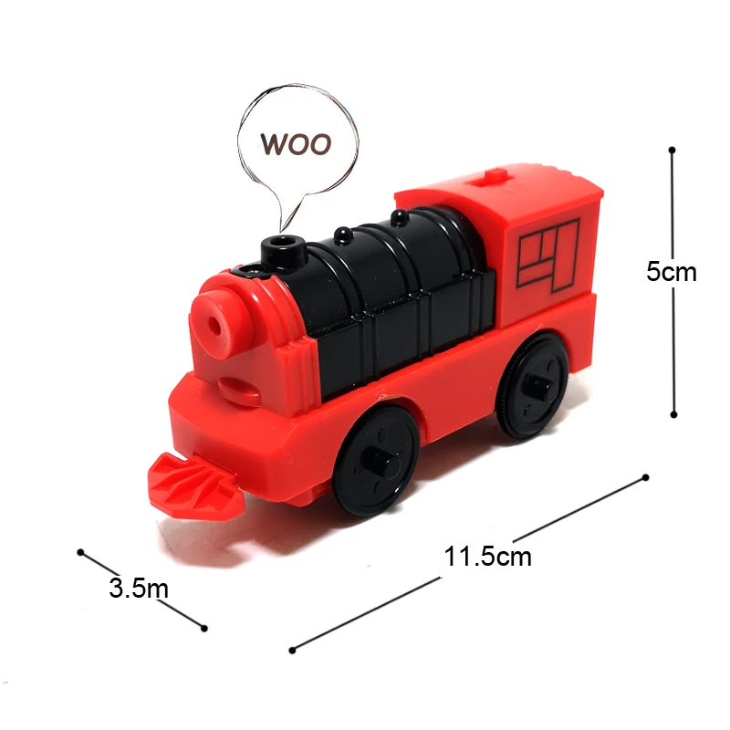 

w-7 Kids Electric Train Toys Magnetic Slot Diecast Electronic Toy Birthday Gifts For Kids FIT wooden track