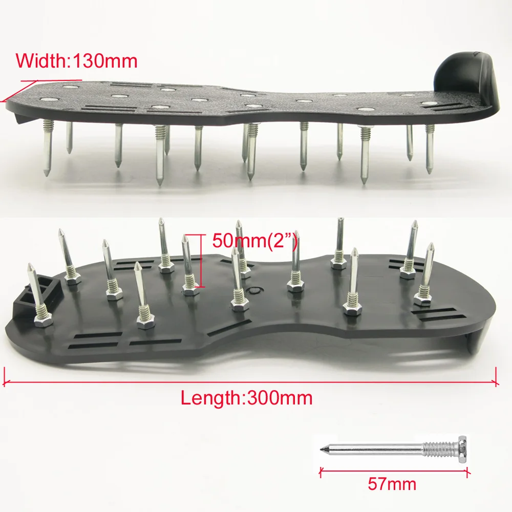 lawn aerator spiked shoes metal fastener sandals aerating spikes for lawn spike shoes