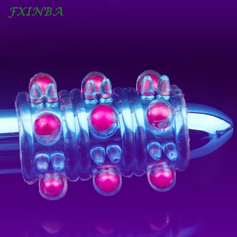 FXINBA Silicone Penis Rings Male Longer Stronger Erection Delay Ejaculation Lasting Peal Cock Rings Adult Sex Toy For Men