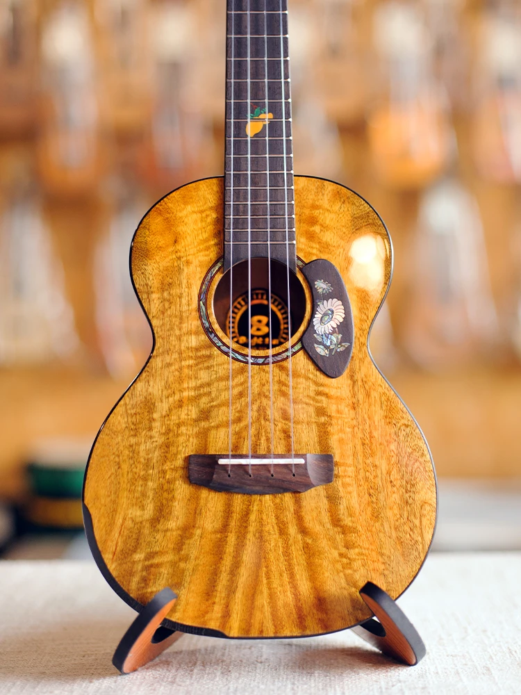 Bright Sun BS-60T 26 inch Ukulele Tenor Hawaii Guitar Solid Mango Veneer With Bag/Tuner/Capo/Belt/Strings/Picks