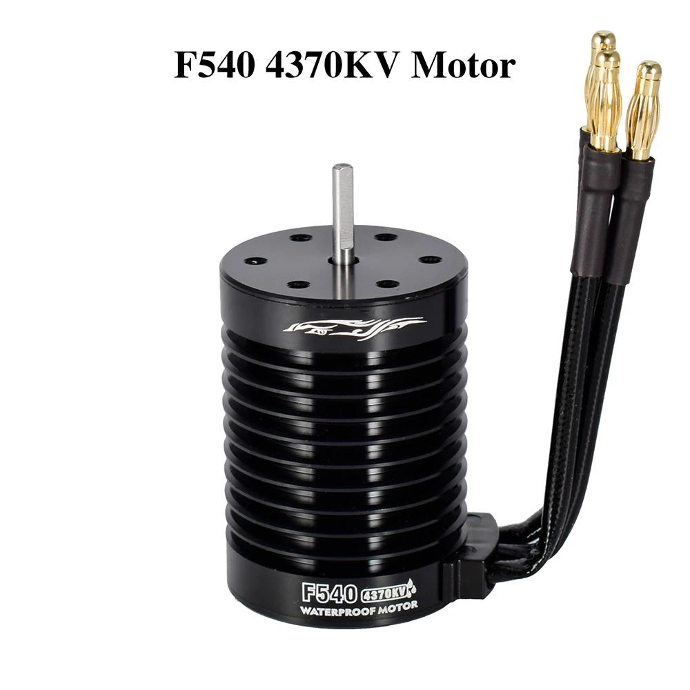 Nuovo arrivo 9imod F540-V2 4370KV Brushless Sensorless motore impermeabile 3.175mm 60A ESC per auto 1/10 RC