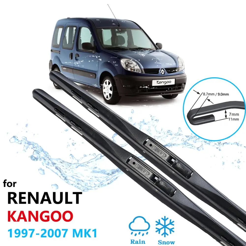 Car Wiper Blade for Renault Kangoo 1997~2007 MK1 Front Windscreen Auto Accessories 1998 1999 2000 2001 2002 2003 2004 2005 2006