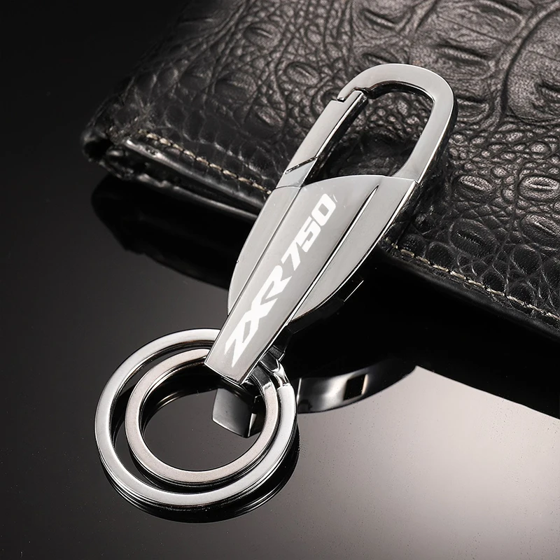 Motorcycle Keychain Alloy Keyring Key Chain with Logo Key ring For Kawasaki ZXR750 ZXR 750