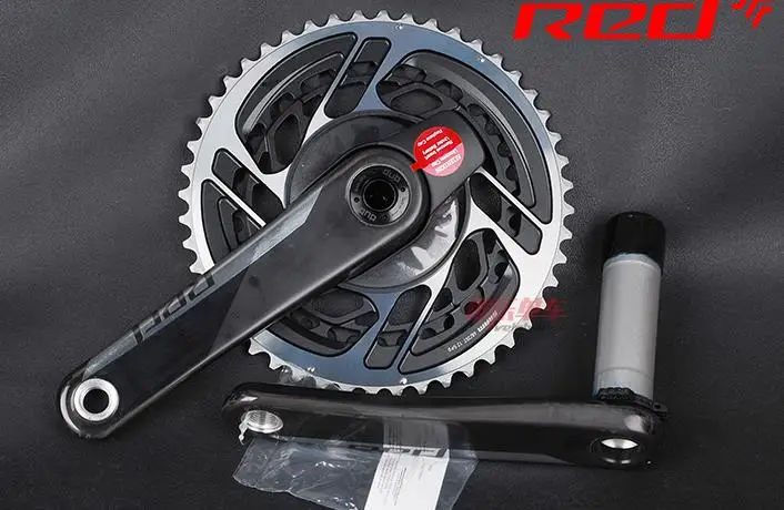 Conjunto De Manivela ETAP AXS Vermelho, 12S Road Bike Crankset, medidor De Energia