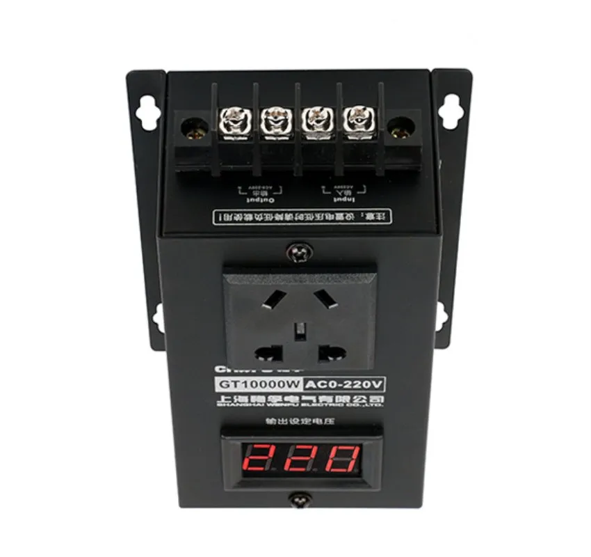 10000W High power Silicon Electronics Voltage Regulator Machinery Electric Variable speed controller 0V-220V