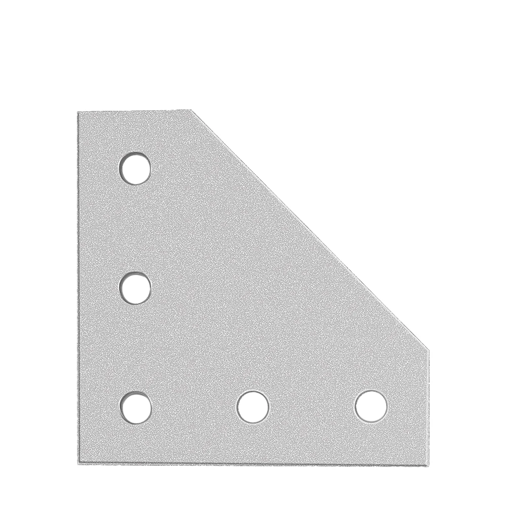 5 holes 90 degree joint board plate corner angle bracket connection joint strip for 2020 aluminum profile