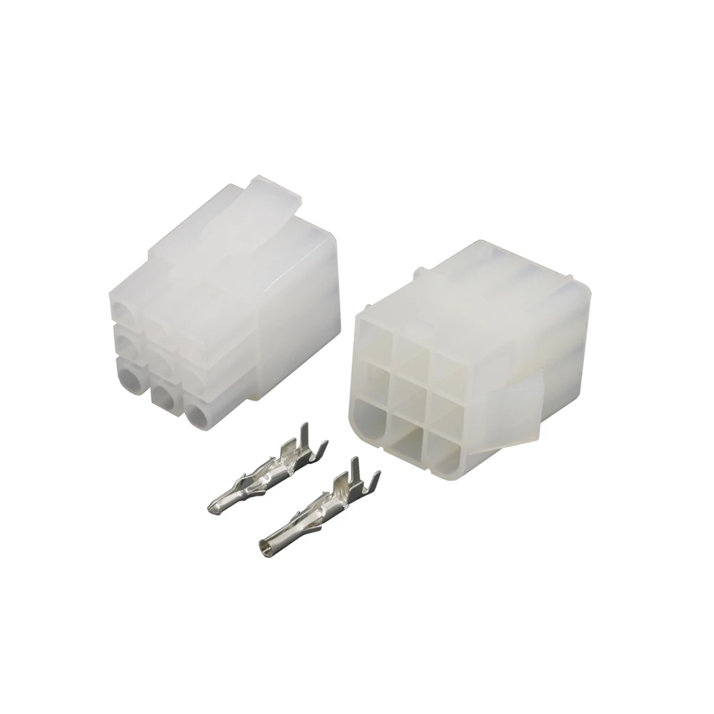 5 Sets 9 Pin L6.2-9P Connector Plug with Wings Male and Female Air Docking Connector 6.2mm Pitch Electrical Connector