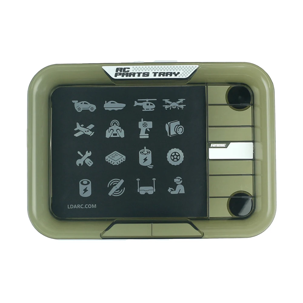 LDARC RC modelo de piezas y bandeja de reparación de fotos L216 tornillos piezas herramienta de reparación de Hardware almohadilla de almacenamiento