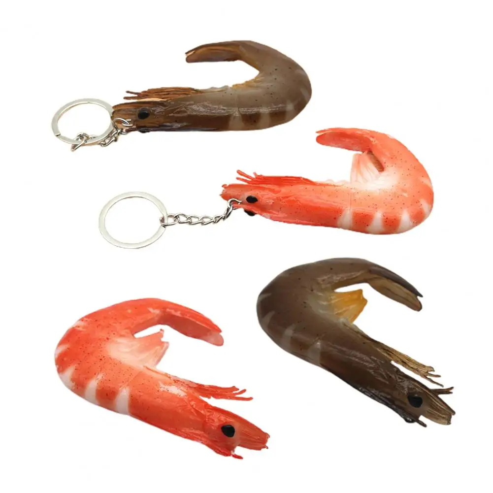 Simulatie Prawn Speelgoed Pretend Play Sleutelhanger Hanger Diy Decoratie Hoge Simulatie Eten Play Model Keuken Scène Grappig Speelgoed