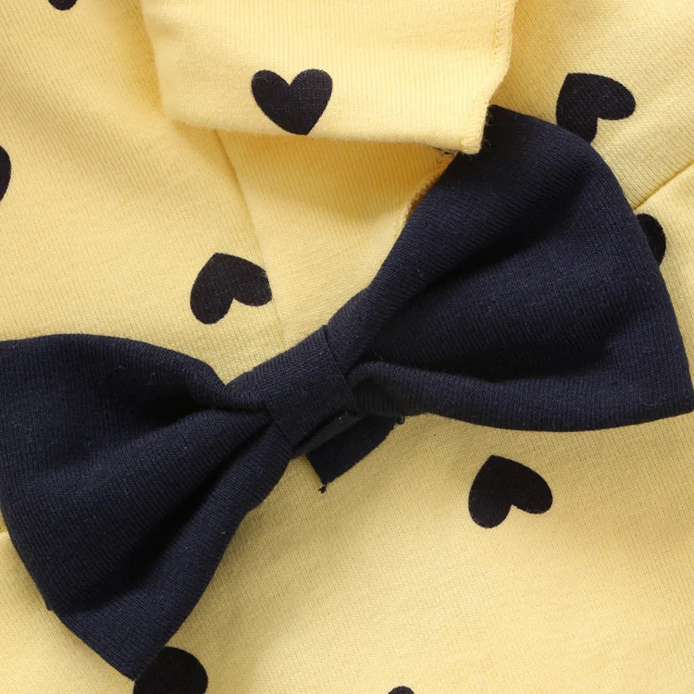 مجموعة ملابس علوية + سراويل للأطفال حديثي الولادة مقاس عقدة لطيفة للفتيات: 1-4 سنوات YF062 #6