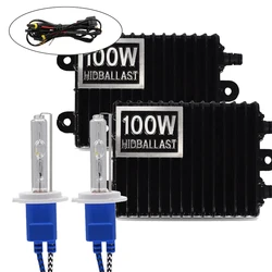 Niscarda H1 H3 H4 H11 9006 100W 4300K 6000K 8000K Ballast HID Xenon 12V Car Light Headlight 9005 9006