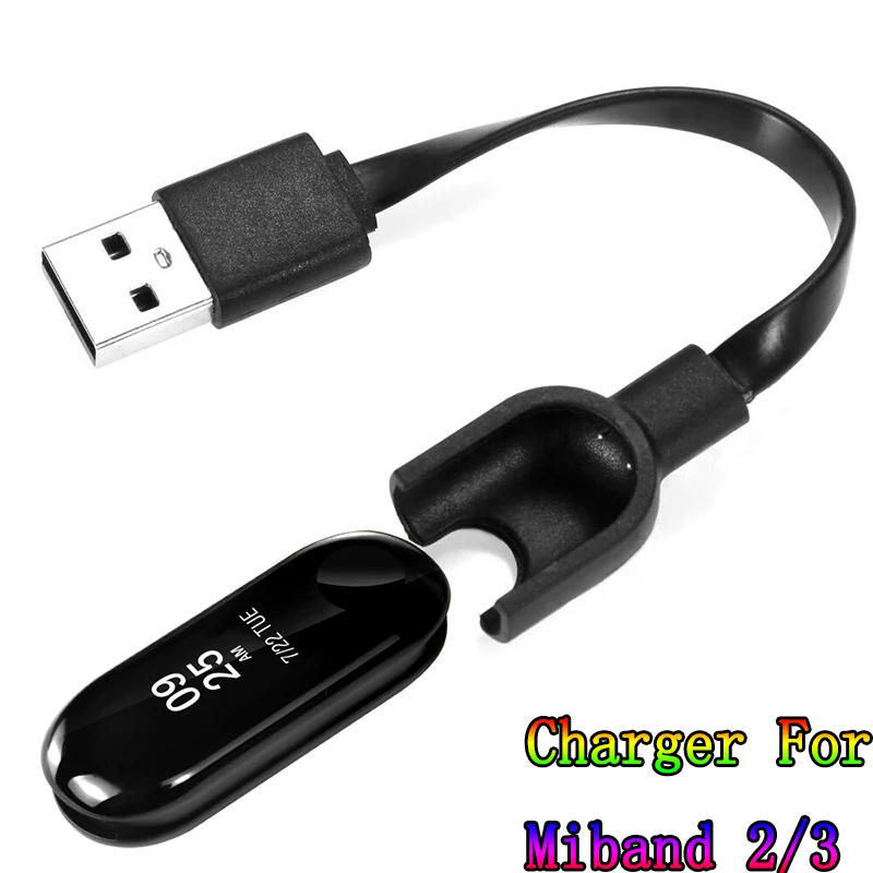 For Xiaomi Mi Band 2 3 Charger Cable Hand Ring Charger Cord Smart Bracelet Mi Band 2 3 Accessories USB Data Charging Line