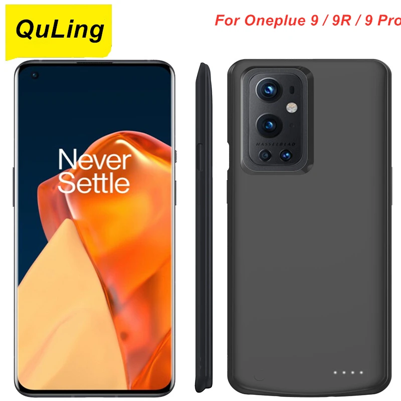 QuLing 6800 Mah For OnePlus 9 9R 9 Pro Battery Case Battery Charger Bank Power Case For OnePlus 9 Battery Case