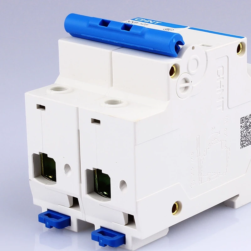 CHINT NXB-125 2P AC 230/400V breaker 63 80 100 125A disconnector DZ158 Kunlun series electromagnetic release type c