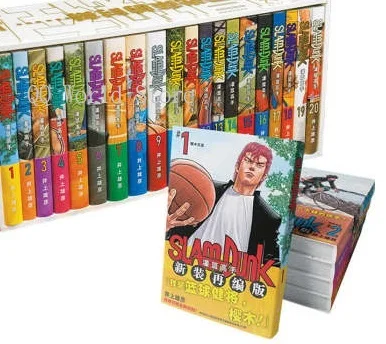 10 Books Slamdunk Volume 1-10, 10-20 Basketball Sports Funny Fantasy Manga Japan Jump Youth Comic Book Simplified Chinese