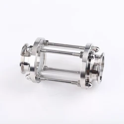 Sanitary Clamp Type 304SUSS Sight Glass Quick-Fitting Direct-Through Flange for Pipe Inspection