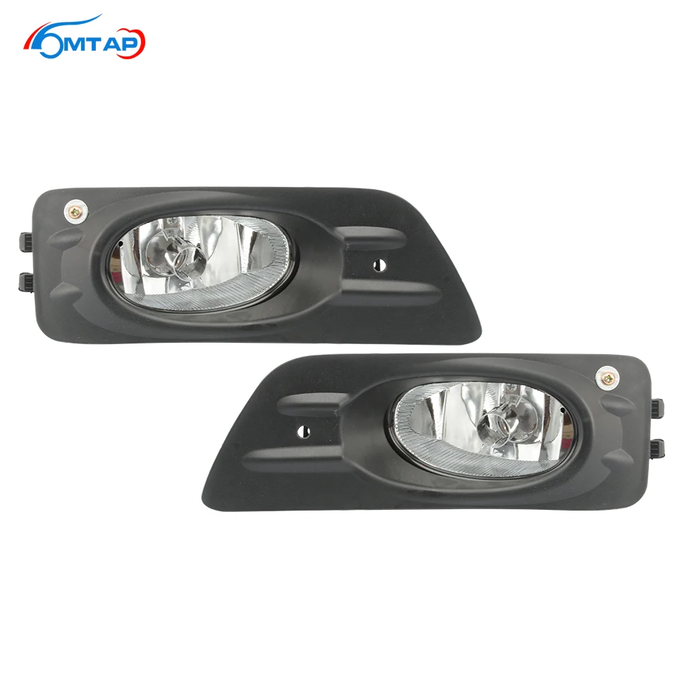 MTAP Auto Front Bumper Fog Light For HONDA ACCORD 7th US Version Only 2006-2007 CM4 CM5 CM6 Fog Lamp Anti-Fog Reflector Foglight