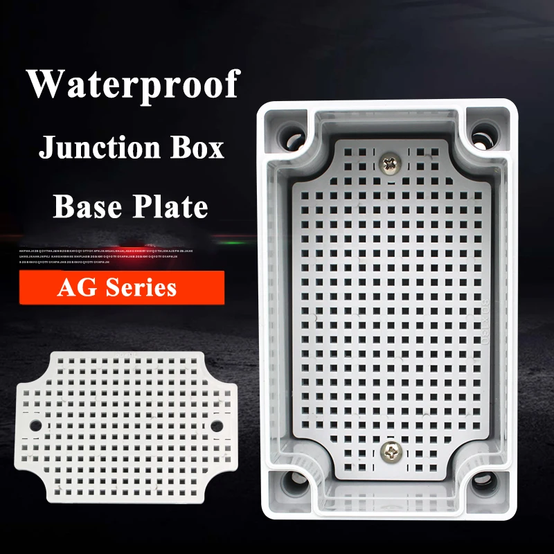 

Outdoor Waterproof Junction Box Base Plate ABS Monitoring Waterproof Box Fixed Base Plate IP67 honeycomb mounting base plate