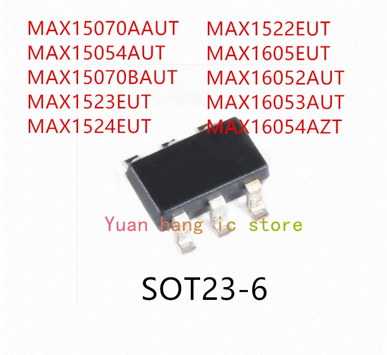 10 peças max15070aauta max15054auta max15070baut max1523gabinete max1524gabinete max1605fora max16052auta max16053auta ic max16054azt