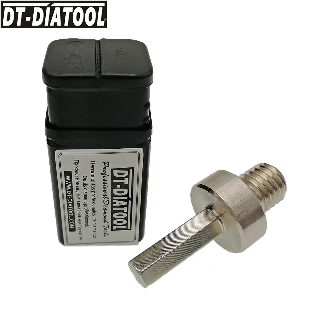 DT-DIATOOL 1pc M14 Buitendraad 3/8 Hexagon Shank Adapter Voor Hand Boor Elektrische Boor Veranderen Draad Converter Boor core Bit
