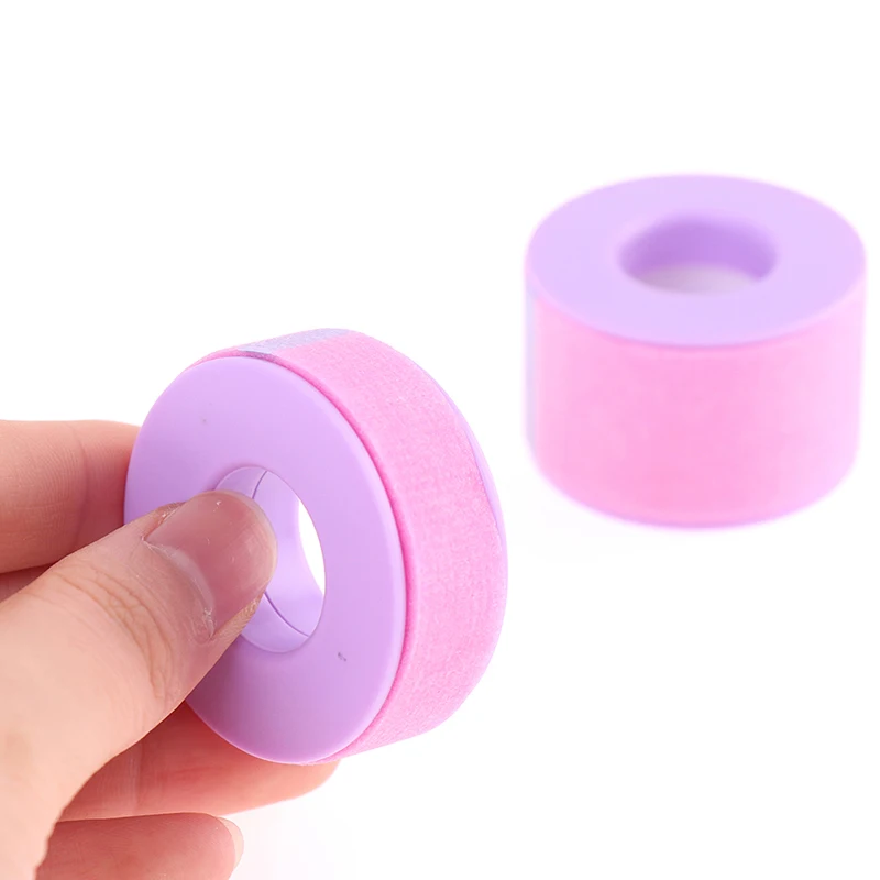 10 Rolles Non-woven Medical Silicone Gel Eyelash Tape Breathable Sensitive Resistant Pink Under Eye Pad Eyelash Extension Tools