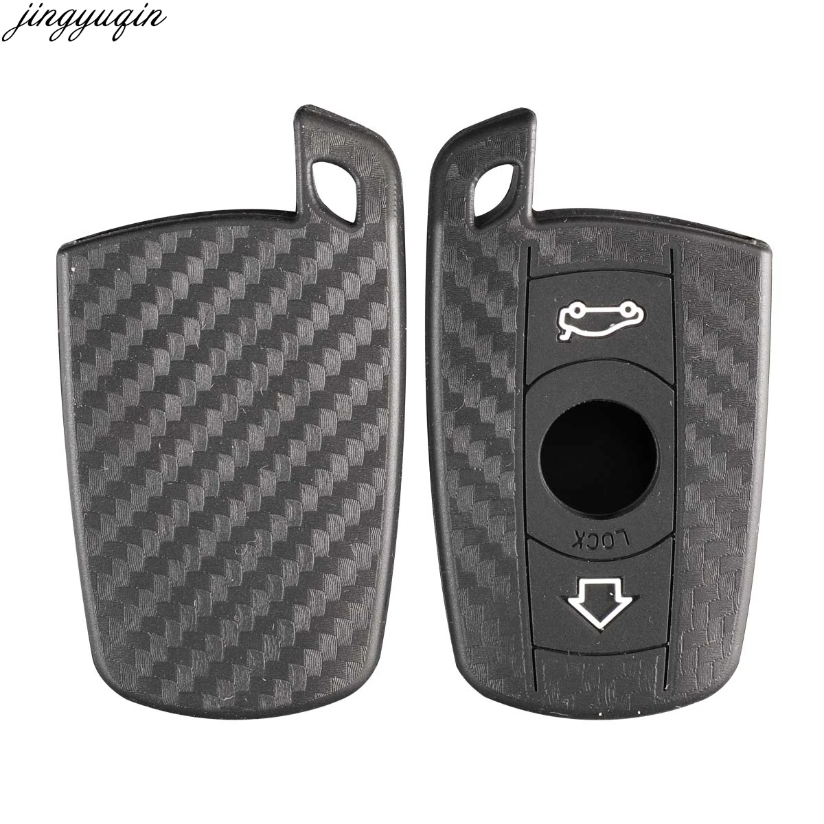 

Углеродное волокно силиконовый чехол для ключей от машины крышка для BMW 1 3 5 6 серии E90 E91 E92 E60 удаленный ключ протектор оболочки