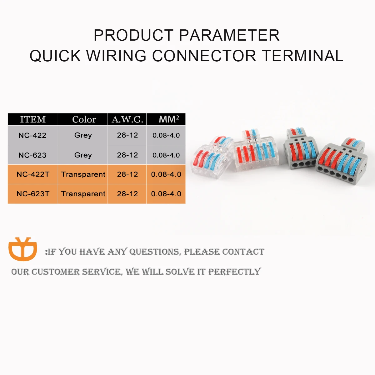 1 Input 2/3  Output Cable Splitter Quick Easy Wire Connector Push-in Compact Conductor Terminals For Home DIY Electric Splicing
