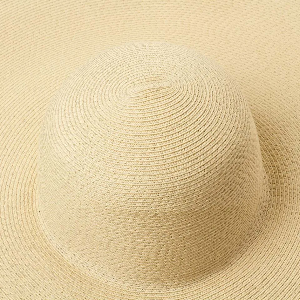 Fashion 30CM Wide Brim Oversized Beach Hats For Women 80CM Large Straw Hat UV Protection Summer Foldable Sun Shade Hat