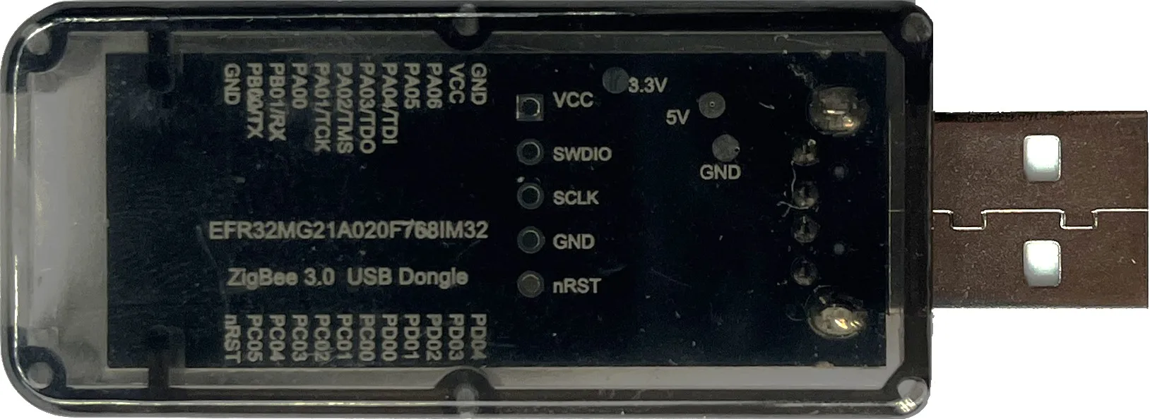 Silicon Labs Zigbee 3.0 EFR32MG21 Dongle Sniffe Bare Board Gateway Packet Protocol Analyzer Interface Capture USB Module