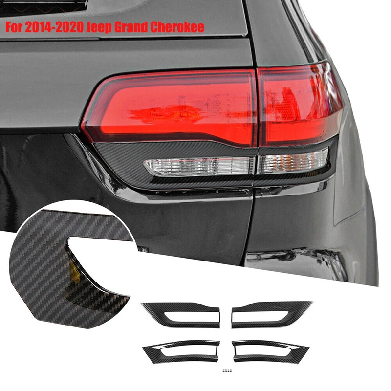 

For Jeep Grand Cherokee 2014~2020 Car Rear Tail Light Lamp Cover Trim Bezel 68220968AA 68220970AA 68219812AA 68219813AA