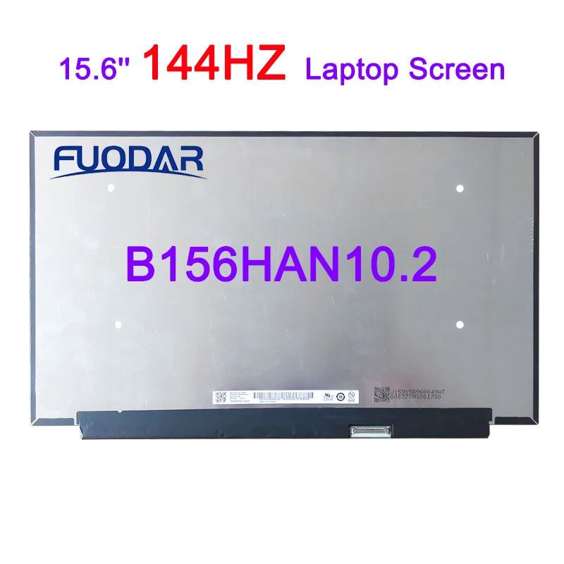 

15.6'' 144HZ Laptop IPS Screen B156HAN10.2 LP156WFG-SPF2 NV156FHM-N4G FRU 5D10X18113 FHD 100% Color 1000:1 Contrast Ratio