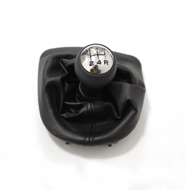 Auto Gear Shift Knob With Boot For Peugeot 307 Car 5 Speed  Stick Shifter Handle Fabric Lever Case Cover