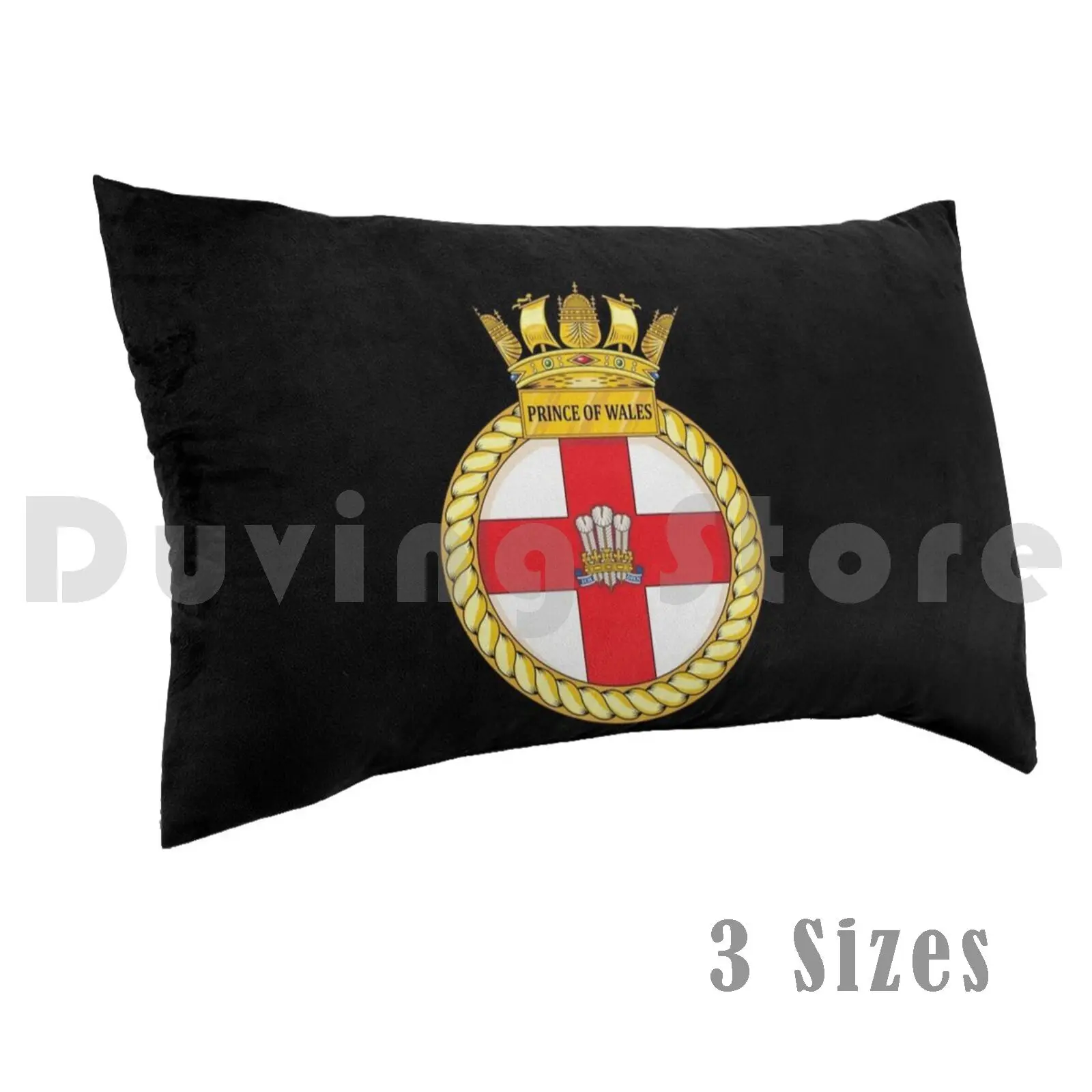 

Hms Prince Of Wales R09 pillow Case DIY 50 * 70 Hms Prince Of Wales R09 Carrier Royal Navy British Navy Logo