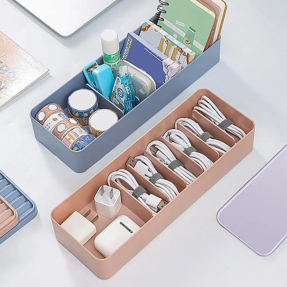 Пыленепроницаемый ящик для хранения кабеля данных многофункциональный органайзер для зарядного кабеля практичная коробка для управления кабелем данных