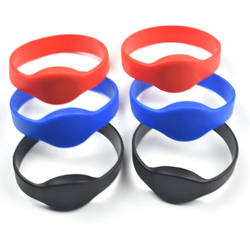 10Pcs/Lot 125Khz T5577 Rewritable RFID Bracelet Silicone Wristband Watch Copy Clone Blank Access Control Card