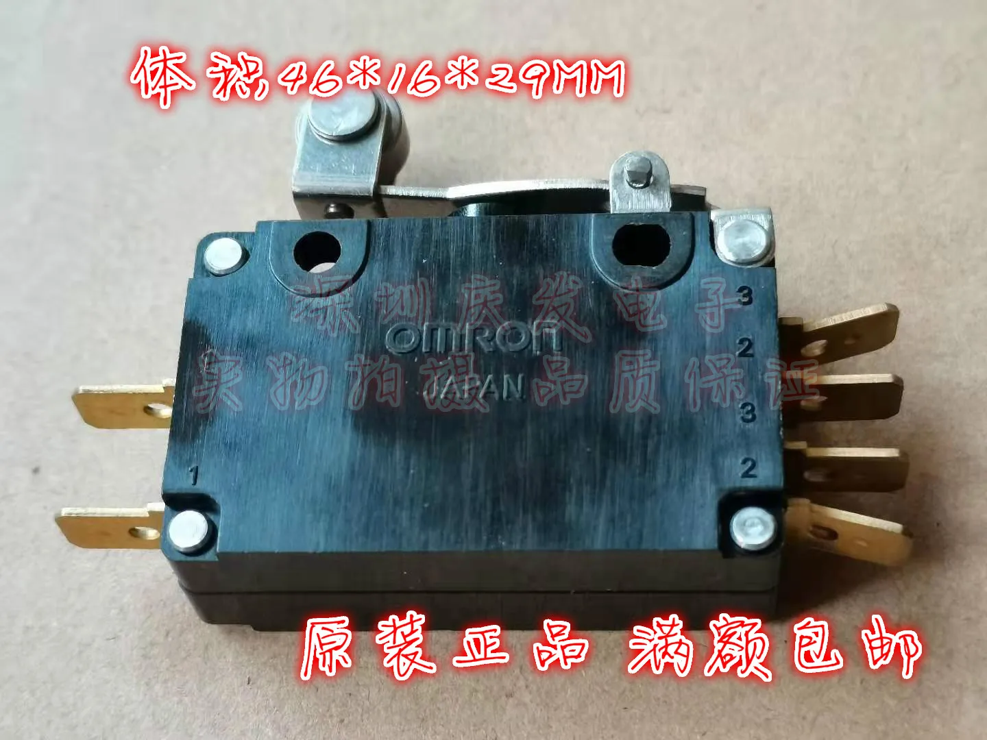 Original New 100% large micro switch DG-15GV22-C 15A250V with metal roller 6pin gold-plated foot