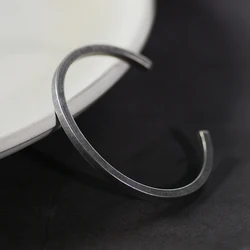 Vintage Cuff Bangle Fashion Korea Style Titanium Steel Men Bracelet With Charms 1314 Lover Bracelet