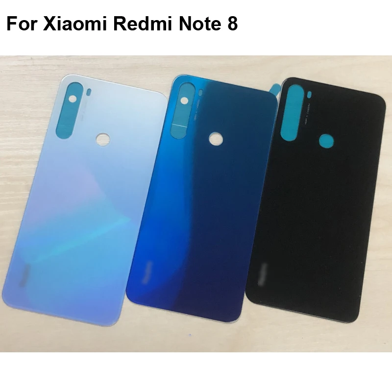 

For Xiaomi Redmi Note 8 Back Battery Cover Door Housing case Rear Glass Replace parts For Xiaomi Red mi Note8