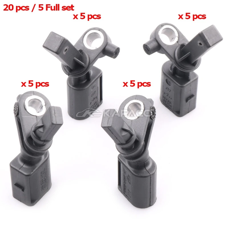 

20pcs/5sets WHT003860 WHT03861 WHT003862 WHT003863 ABS Wheel Speed Sensor For AUDI A2 VW VOLKSWAGEN Polo 6R 9N